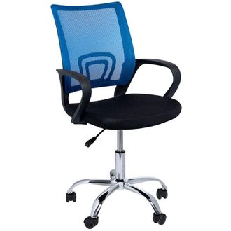 Regalos Miguel Sillas De Escritorio - Silla Midi Pro - Azul Y Negro