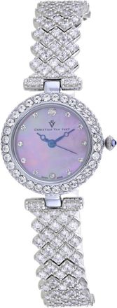 Christian Van Sant Womens Romana Pink Dial Watch