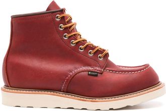 Red Wing Shoes Moc ankle boots - men - Rubber/Fabric/Calf Leather - 10.5