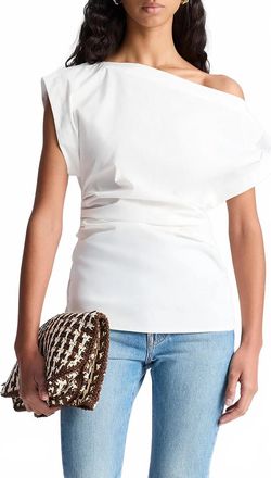 A.L.C. Nara Off Shoulder Top In White