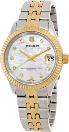 Hanowa Sense Quartz Mother of Pearl Dial Two-Tone Ladies Watch HAWLH0002660