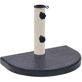 vidaXL Base De Sombrilla Granito Negra 40x28x4 Cm Vidaxl