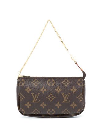 Louis Vuitton 2002 Monogram Mini Pochette Accessoires handbag - Brown