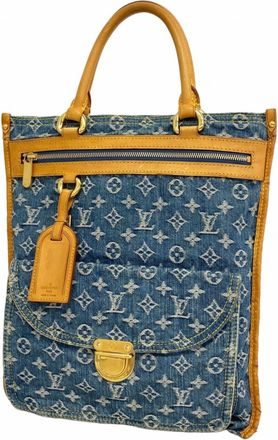 Louis Vuitton Blue Tote Bag (Pre-Owned)