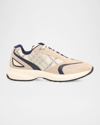 Burberry Men & apos;s Eclipse Nylon, Suede and Leather Sneakers