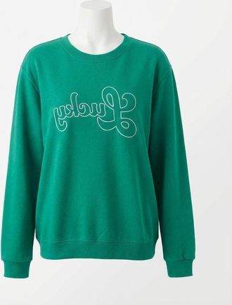 Z Supply Lucky Sweatshirt In Green