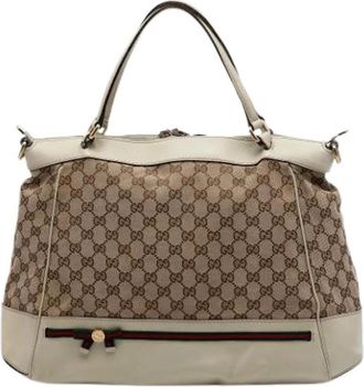 Gucci Pre-owned Mayfair Satchel - - Pre-owned - Donna - Beige - ONE SIZE