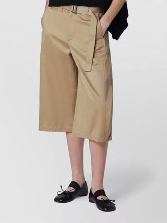 sacai cotton bermuda shorts