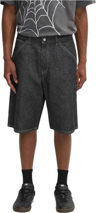 Neighborhood Denim Painter Short Pants - Heren - Denim shorts - Zwart - XL - Denim - Korte Broeken