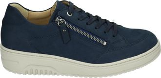 Hartjes Blauwe Sportieve Lage Damesschoenen - Dames - Sneakers - Blauw - 41 EU - Leer - Schoenen