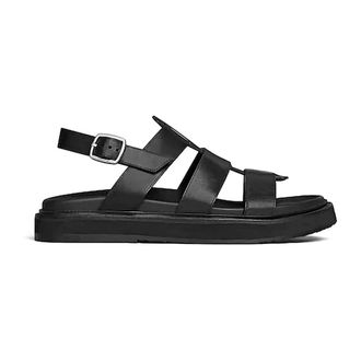 Celine Flat Sandals, male, Black, Size: 10 US Sandalo