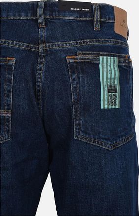Paul Smith Mens PAUL SMITH RELAXED TAPER FIT JEANS DENIM - Blue - Size: 36/32