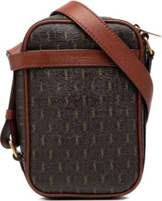 Saint Laurent Pre-owned Cross Body Bags, female, Brown, Size: ONE SIZE Pre-owned Crossbody Bag