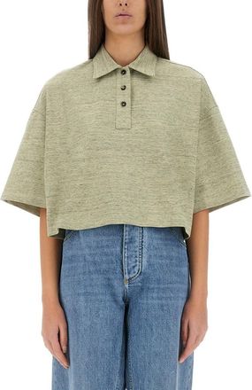 Bottega Veneta Baumwoll-Pique-Poloshirt
