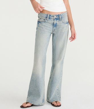 A&eacute;ropostale Low-Rise Baggy Flare Jean