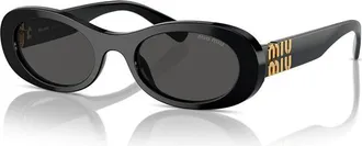 Miu Miu MU06ZS 1425S0 White Ivory/Dark Grey