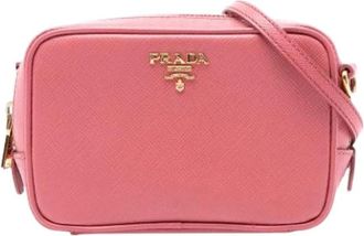 Prada Pre-owned Cross Body Bags, female, Pink, Size: ONE SIZE Pre-owned Crossbody Bag