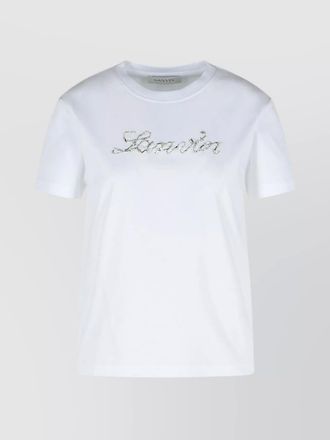 Lanvin crew neck short sleeves cotton t-shirt