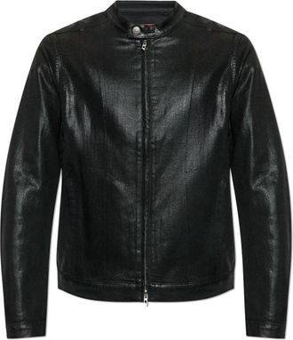 Diesel D-Glory Jogg Jacket - Heren - Zomerjassen - Zwart - M - Katoen - Jassen