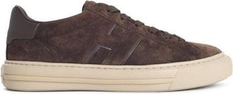Hogan H691 Brown Suede Sneakers