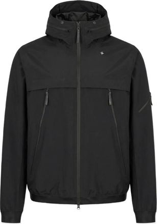 Stone Island Light Jackets, male, Gray, Size: 2XL Stellina Taped Seam Jacket