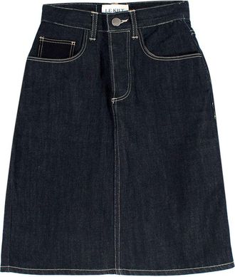 Le Kilt Darkwash Denim Skirt Size XXS