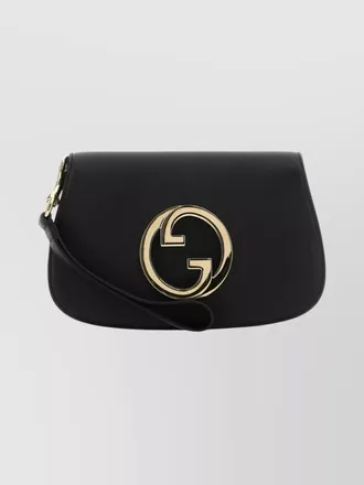 Gucci leather clutch bag