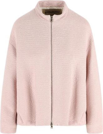 Herno Giacca Corta - Dames - Zomerjassen - Roze - M - Polyester - Jassen
