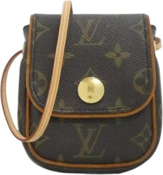 Louis Vuitton Pre-owned Mini Bags, female, Brown, Size: ONE SIZE Pre-owned Pochette Shoulder Bag