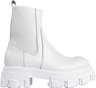 VAMSKO Nora Booties - Dames - Chelseaboots - Wit - 40 EU - Schoenen