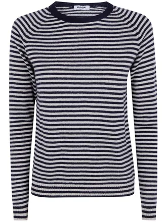 base Sweater Striped Round Neck