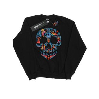 Disney Heren Coco Schedelpatroon Sweatshirt (Zwart)