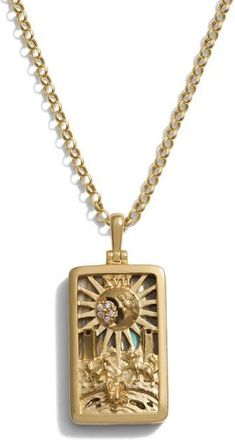 Awe Inspired The Tarot Pendant Necklace in 14K Yellow Gold Vermeil at Nordstrom