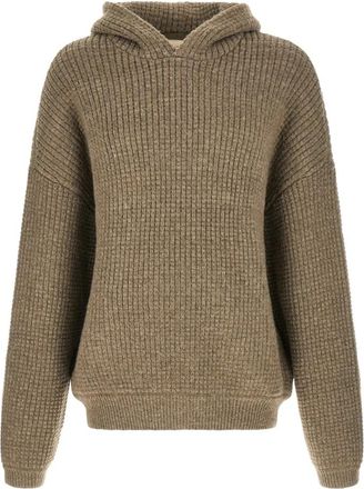 Fear of God Heavy Waffle 90s Hoodie - Heren - Hoodies - Grijs - L - Wol - Hoodies & sweatvesten