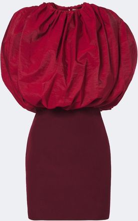 Magda Butrym Draped silk-blend minidress