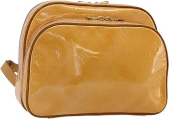 Louis Vuitton Pre-owned Backpacks, female, Orange, Size: ONE SIZE Pre-owned Vintage Patent Leather Backpack