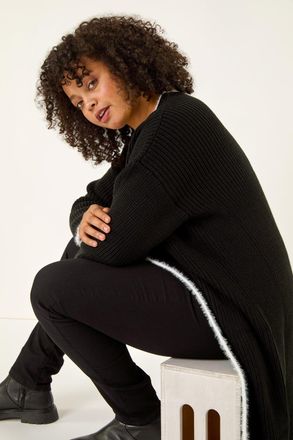 Roman Longline Knit Cardigan