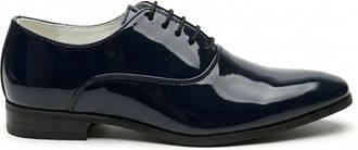 TruClothing Formal Patent PU Leather Oxfords Lace-Up Dress Shoes