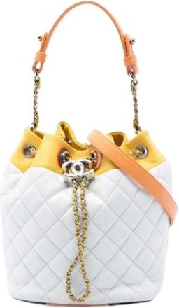 Chanel Pre-owned Bolso Cubo Acolchado de Piel de Cordero - Pre-owned - Mujer - Multicolor - ONE SIZE