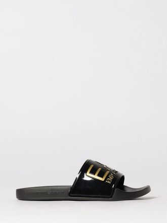 Emporio Armani Sliders EA7 in gomma con stampa logo