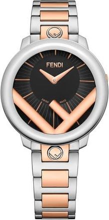Fendi Run Away Two-Tone Bracelet Watch, 36mm in Two Tone at Nordstrom Rack