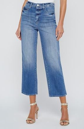 L'agence June High Waist Crop Stovepipe Jeans in Huxley at Nordstrom Rack, Size 31