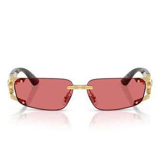 Versace Sunglasses Ve2291 100275 Gold/Red Hiper 8 Mens