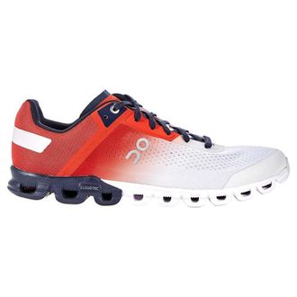 On Cloudflow Textile Synthetic Mens Lace Up Trainers - Rust Eclps - Size:UK 11.5