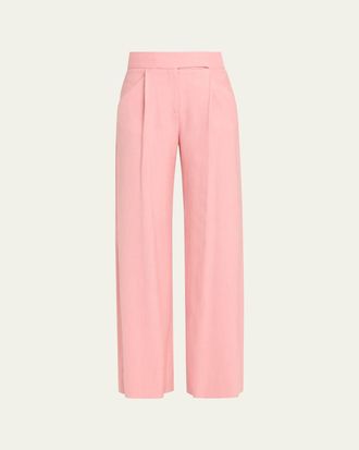 Veronica Beard Marbeau Wide-Leg Pants