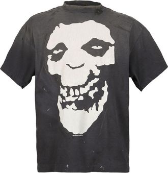 Saint Mxxxxxx Mens Printed Cotton T-Shirt