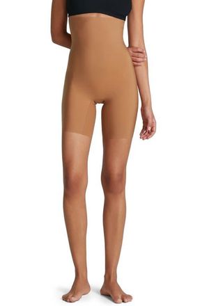 Commando Zone Smoothing High Waist Shaper Shorts in Caramel at Nordstrom, Size X-Large