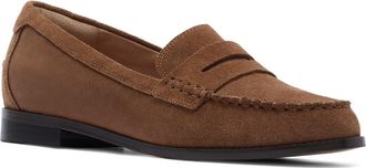 FRANKiE4 Franklin Penny Loafer in Pecan Suede at Nordstrom, Size 8.5