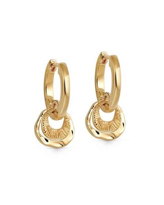 Astley Clarke Gold Raye Charm Huggie Hoops at Nordstrom