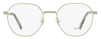 Ermenegildo Zegna EZ5270-H Geometric Round Metal Eyeglasses - Palladium
